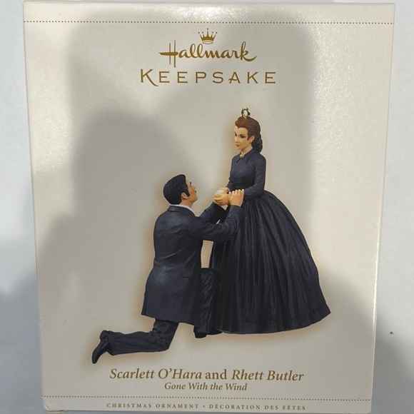 Gone With The Wind Hallmark Ornament Scarlett O'Hara Rhett Butler Proposes New - Picture 10 of 10